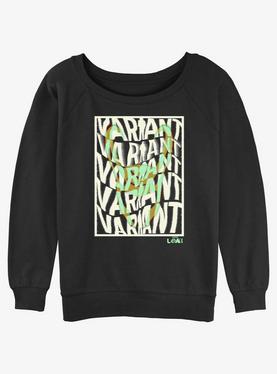 Marvel Loki Variant Ready For Deletion Womens Slouchy Sweatshirt, , hi-res